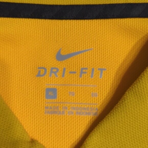 Nike Mizzou Men's Shirt Dri-Fit Polo Tigers Gold Yellow University Missouri XL - Picture 3 of 10